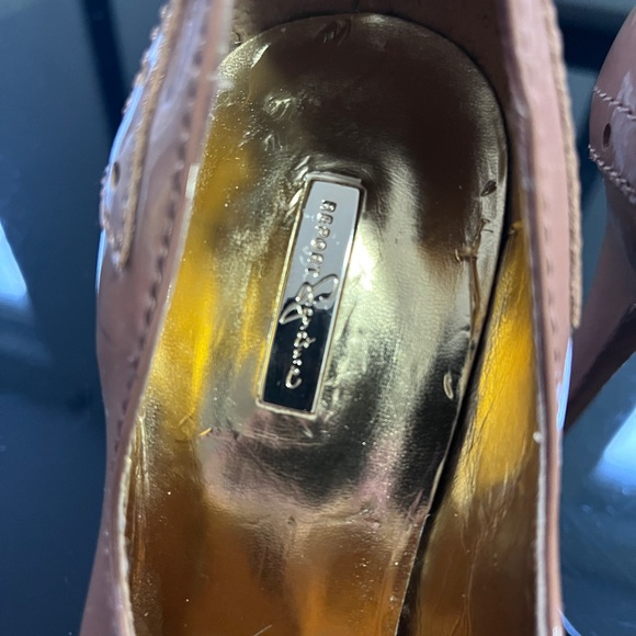 Report Signature peep toe lace up Oxford spike heel - Picture 10 of 11